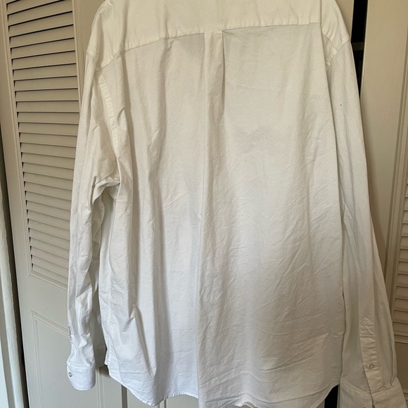 White Long Sleeve Button Up Shirt - Picture 3 of 3